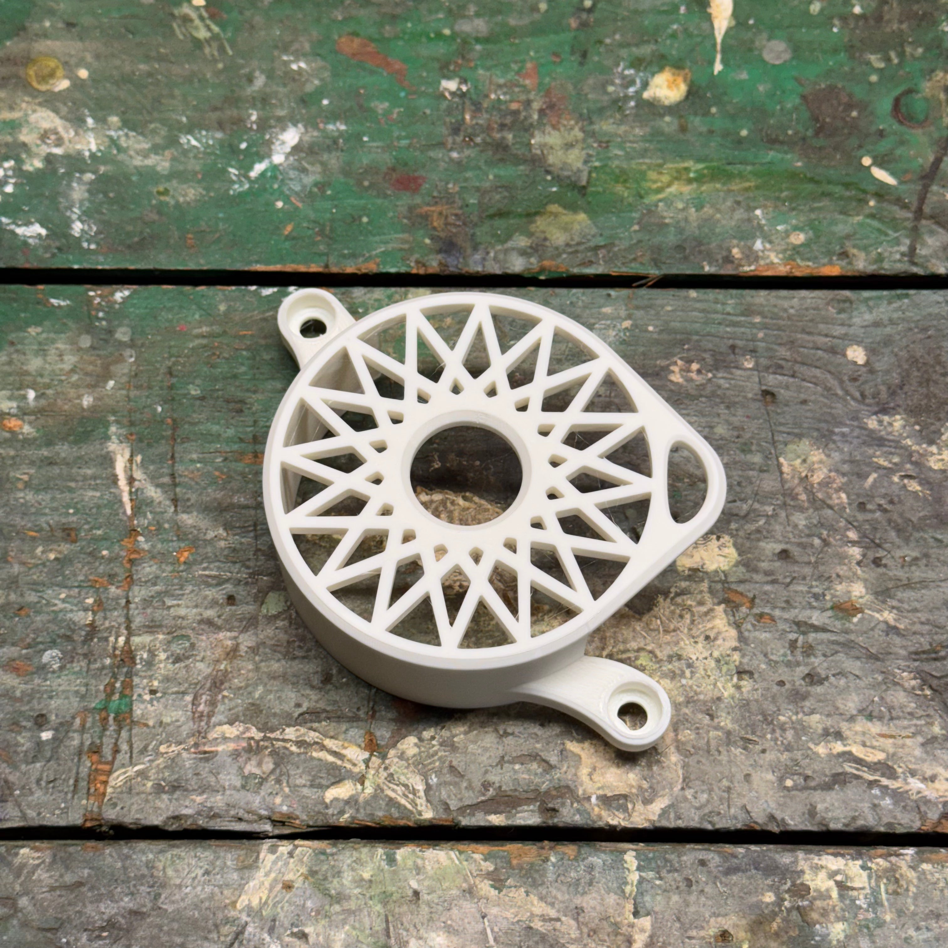 WHITE EDITION Plastic Motor Cover