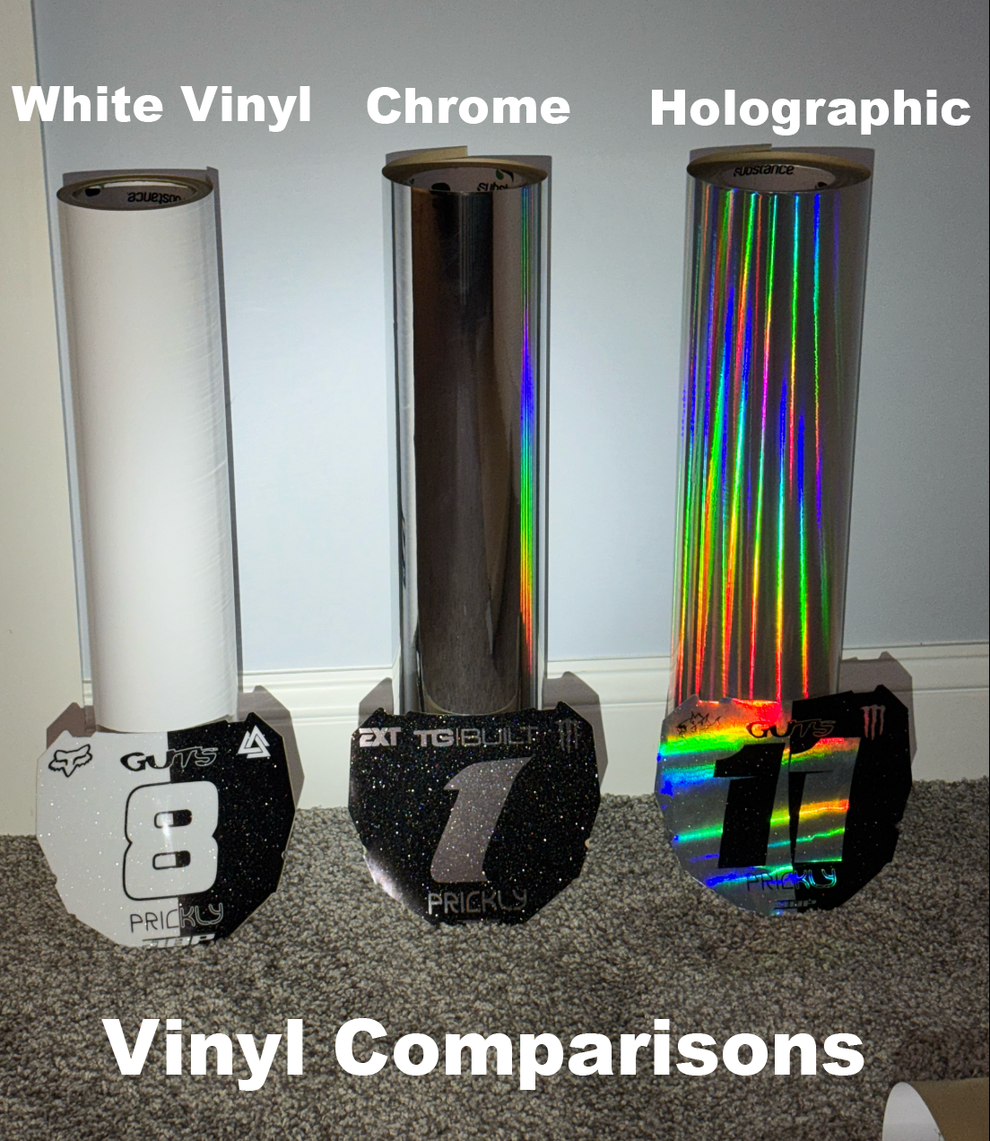 Predesigned Motocuts Plate Decal